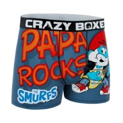 CRAZYBOXER The Smurfs Gift Explosion Men's Boxer Briefs -Crazy Boxer CBSMU01PAP2 3