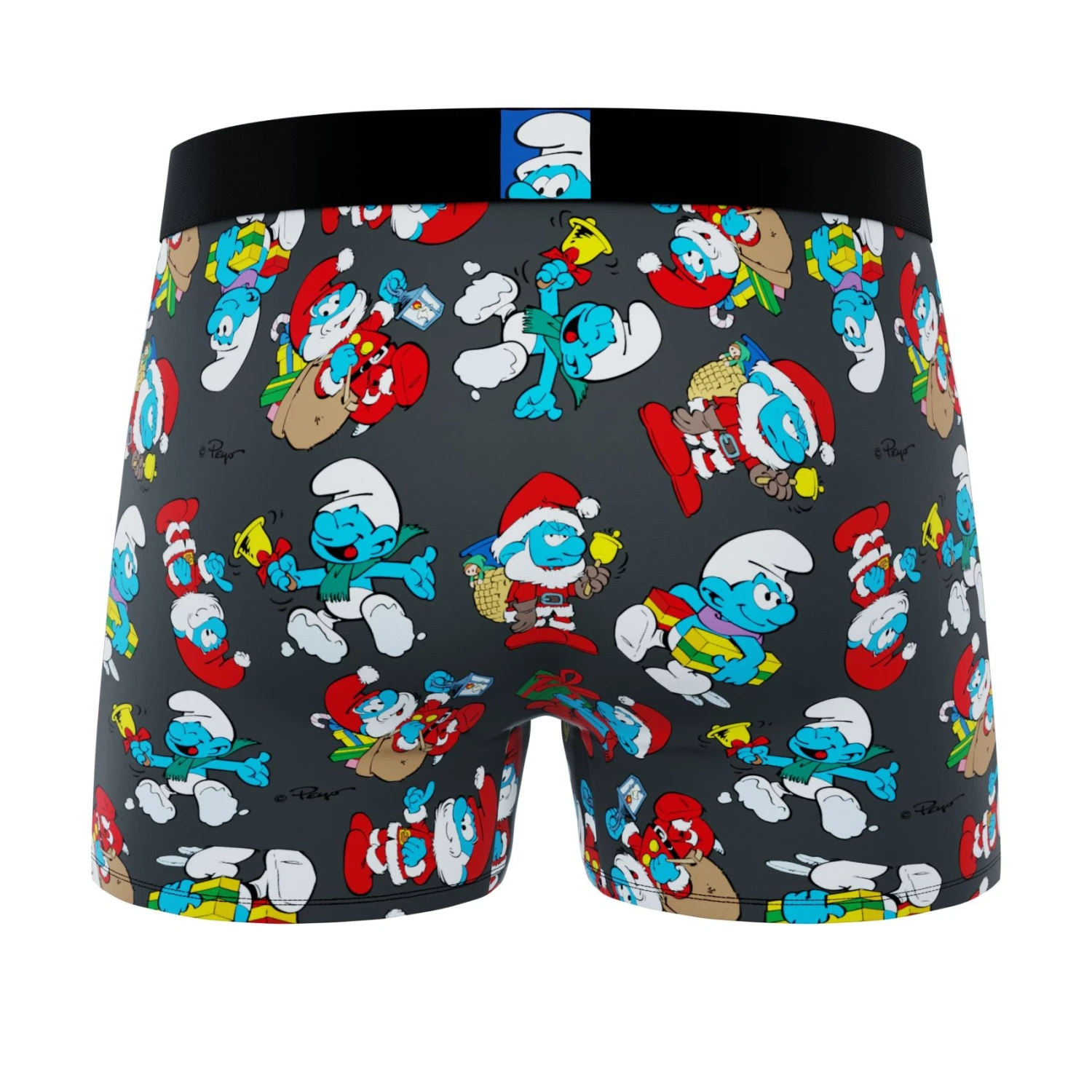 CRAZYBOXER The Smurfs Christmas Men's Boxer Briefs 2 CRAZYBOXER The Smurfs Christmas Men's Boxer Briefs - Image 2
