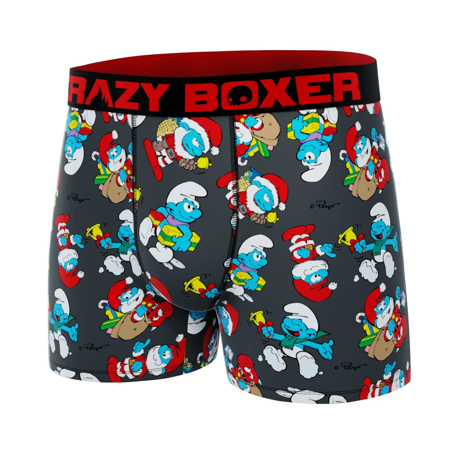 CRAZYBOXER The Smurfs Christmas Men's Boxer Briefs 4 CRAZYBOXER The Smurfs Christmas Men's Boxer Briefs - Image 4