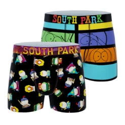 Men's South Park 2-Pack Stick & Faces Boxer Briefs