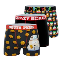 CRAZYBOXER South Park Burg Men's Boxer Briefs (3 Pack)