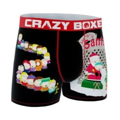 CRAZYBOXER South Park Cartman Santa Line Men's Boxer Briefs -Crazy Boxer CBSOU0102LINE 3