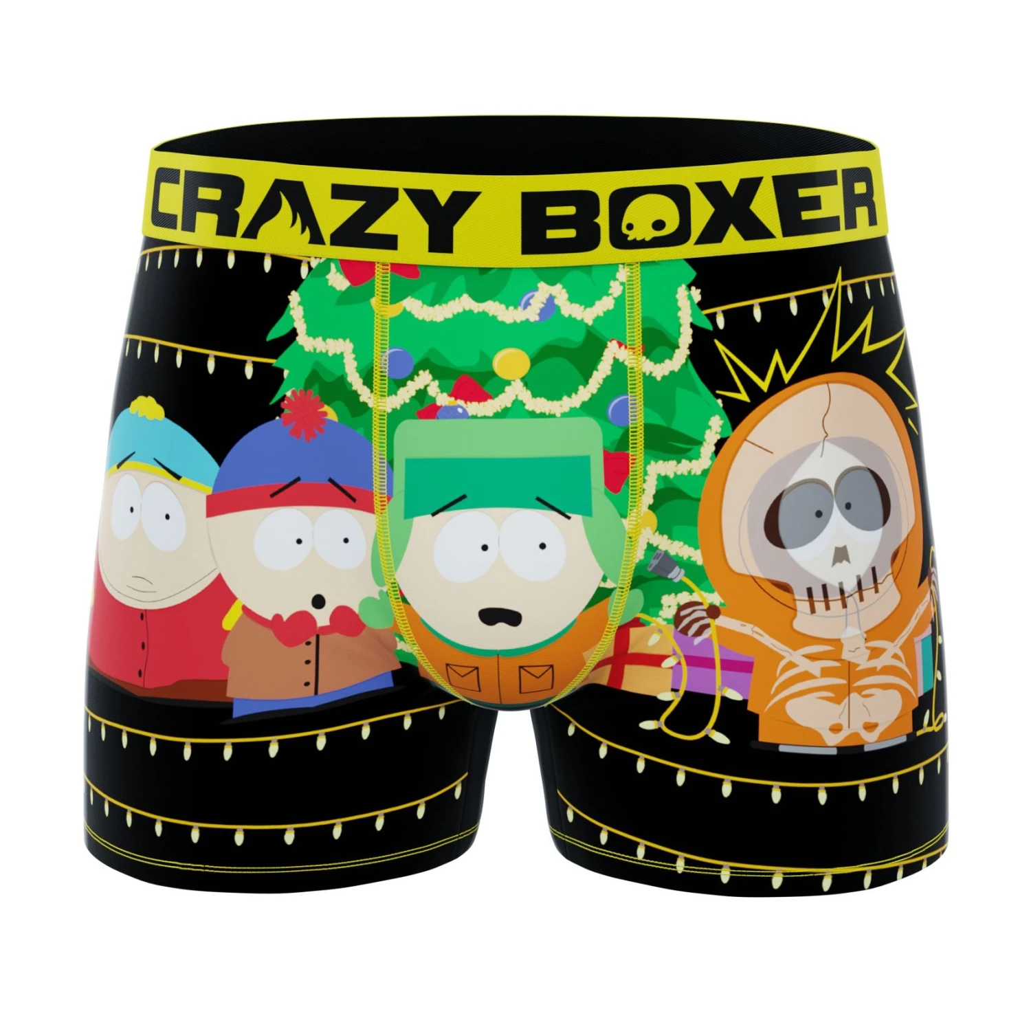 CRAZYBOXER South Park Kenny Christmas Light Men's Boxer Briefs 1 CRAZYBOXER South Park Kenny Christmas Light Men's Boxer Briefs