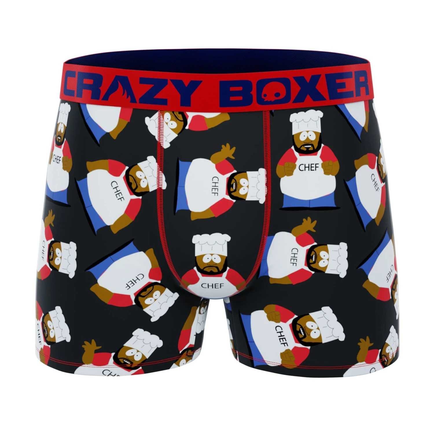 CRAZYBOXER South Park Chef + Cartman Pirate Men's Boxer Briefs (2 Pack) 2 CRAZYBOXER South Park Chef + Cartman Pirate Men's Boxer Briefs (2 Pack) - Image 2