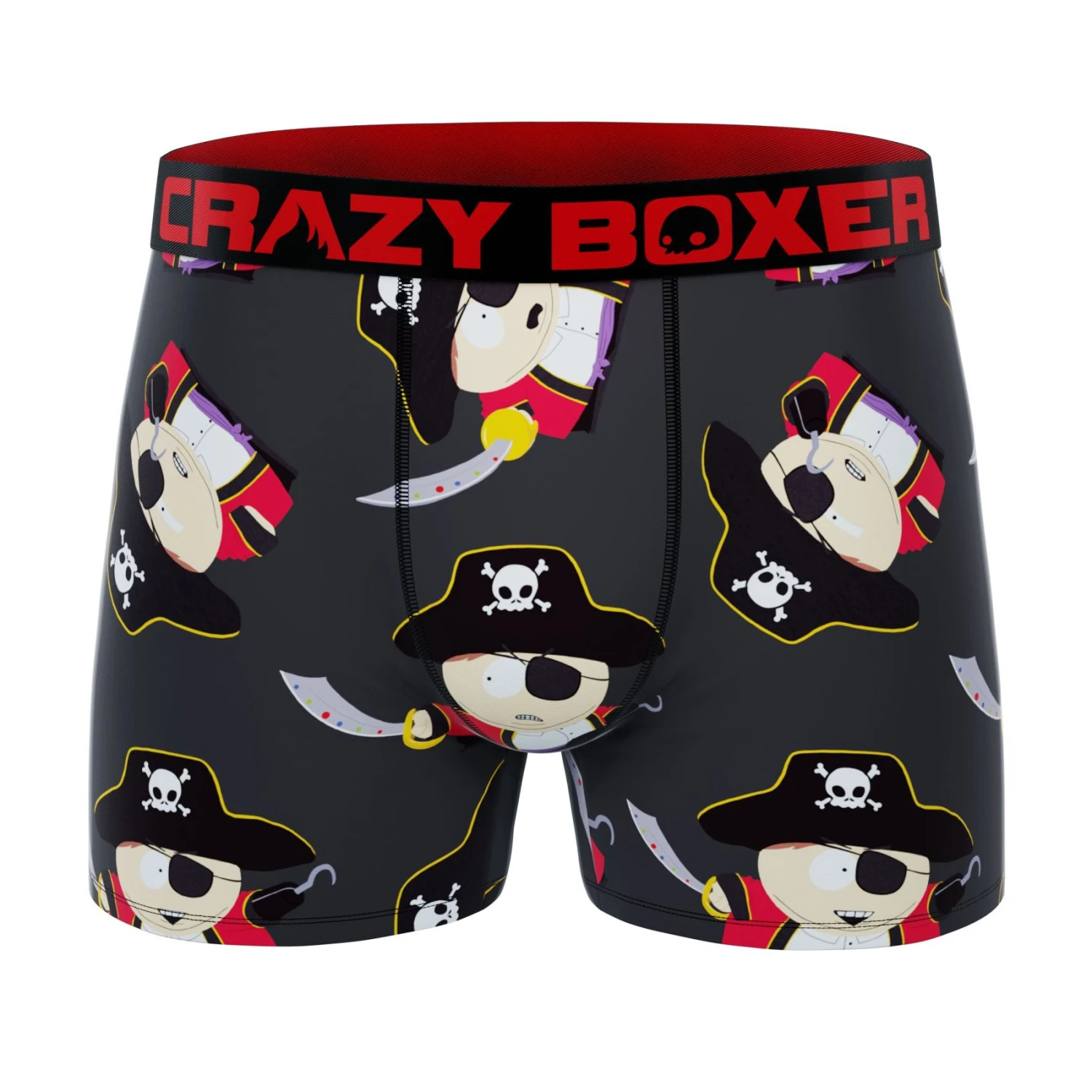 CRAZYBOXER South Park Chef + Cartman Pirate Men's Boxer Briefs (2 Pack) 4 CRAZYBOXER South Park Chef + Cartman Pirate Men's Boxer Briefs (2 Pack) - Image 4