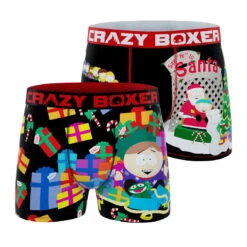 CRAZYBOXER South Park Holidays Men's Boxer Briefs (2 Pack)