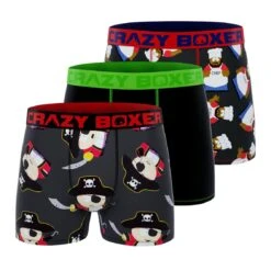 CRAZYBOXER South Park Chef + Cartman Pirate Men's Boxer Briefs (3 Pack)