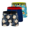 CRAZYBOXER South Park Tropical + Cartman Ripped Men's Boxer Briefs (3 Pack)