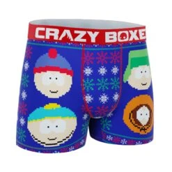CRAZYBOXER South Park Family Men's Boxer Briefs -Crazy Boxer CBSOU0105BLUE 3