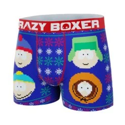 CRAZYBOXER South Park Family Men's Boxer Briefs -Crazy Boxer CBSOU0105BLUE 4