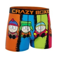 CRAZYBOXER South Park Colorful Characters Men's Boxer Briefs (Creative Packaging) -Crazy Boxer CBSOU0105GRAFN 3