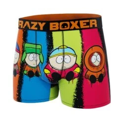 CRAZYBOXER South Park Colorful Characters Men's Boxer Briefs (Creative Packaging) -Crazy Boxer CBSOU0105GRAFN 4