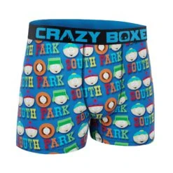 CRAZYBOXER South Park Faces Men's Boxer Briefs 6 CRAZYBOXER South Park Faces Men's Boxer Briefs -Crazy Boxer CBSOU0105GRU2 3