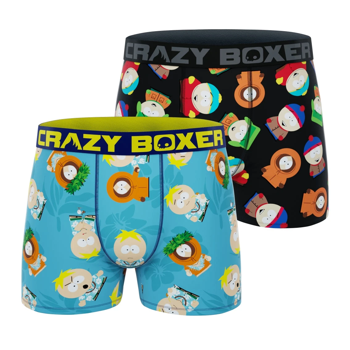 CRAZYBOXER South Park Men's Boxer Briefs (Pack 2) 1 CRAZYBOXER South Park Men's Boxer Briefs (Pack 2)