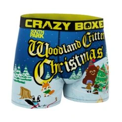 CRAZYBOXER South Park Woodland Critter Men's Boxer Briefs 6 CRAZYBOXER South Park Woodland Critter Men's Boxer Briefs -Crazy Boxer CBSOU01CRIT 3