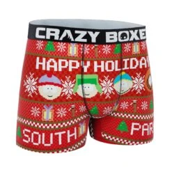 CRAZYBOXER South Park Happy Holidays Men's Boxer Briefs -Crazy Boxer CBSOU01HAPP 3