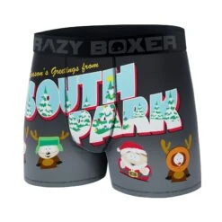 Men's Pack Boxer Briefs - South Park - Season's Greetings -Crazy Boxer CBSOU01HOLI 4