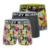CRAZYBOXER Spongebob Have Fun Men's Boxer Briefs (3 Pack)