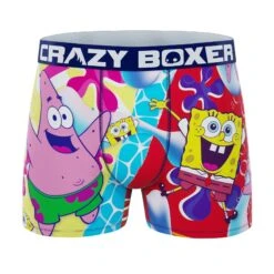 CRAZYBOXER Spongebob Aww Men's Boxer Briefs (6 Pack) 11 CRAZYBOXER Spongebob Aww Men's Boxer Briefs (6 Pack) -Crazy Boxer CBSPB0101X6A1 7