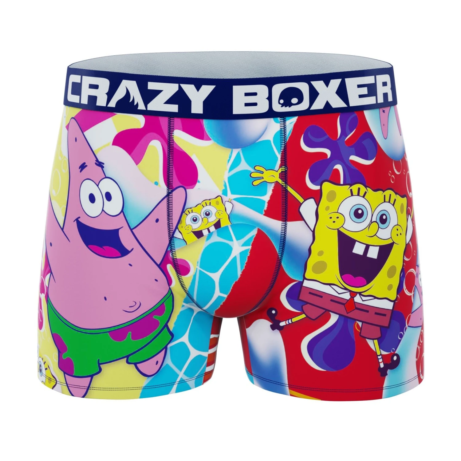 CRAZYBOXER Spongebob Aww Men's Boxer Briefs (6 Pack) 6 CRAZYBOXER Spongebob Aww Men's Boxer Briefs (6 Pack) - Image 6