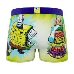 CRAZYBOXER Spongebob Tasty Patty Crazy Men's Boxer Briefs (3 Pack) -Crazy Boxer CBSPB0102X3C1 9
