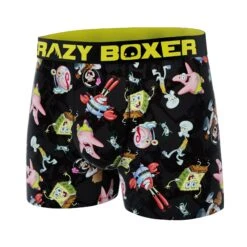 CRAZYBOXER Men's Spongebob All Stars Men's Boxer Briefs -Crazy Boxer CBSPB0103ALOV 4