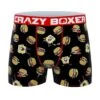 CRAZYBOXER SpongeBob Food Men's Boxer Briefs