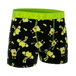CRAZYBOXER Spongebob Kelp Men's Boxer Briefs -Crazy Boxer CBSPB0103KELP 3