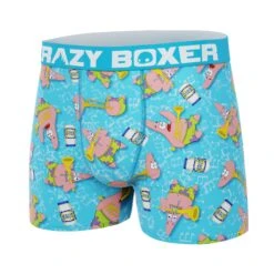 Men's Spongebob Mayo Boxer Briefs -Crazy Boxer CBSPB0103MAYO 4