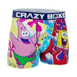 CRAZYBOXER Men's Spongebob Crazy Boxer Briefs -Crazy Boxer CBSPB0103OUFF 3