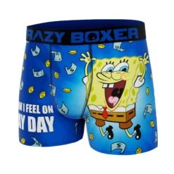 CRAZYBOXER Spongebob Pay Day Be Like Men's Boxer Briefs 7 CRAZYBOXER Spongebob Pay Day Be Like Men's Boxer Briefs -Crazy Boxer CBSPB0103PAYD 4