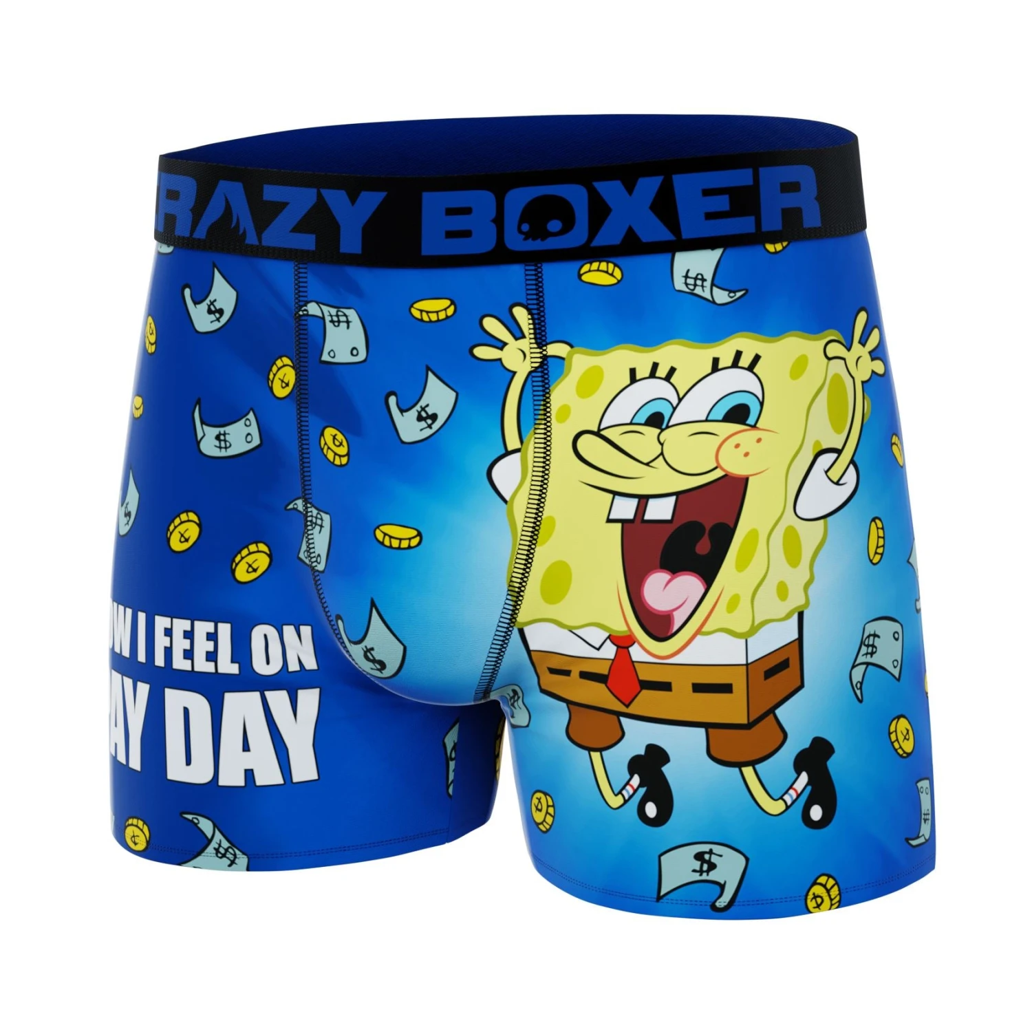 CRAZYBOXER Spongebob Pay Day Be Like Men's Boxer Briefs 4 CRAZYBOXER Spongebob Pay Day Be Like Men's Boxer Briefs - Image 4