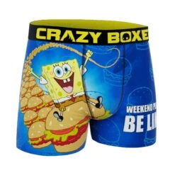 Men's Spongebob Ride Boxer Briefs -Crazy Boxer CBSPB0103RIDE 3