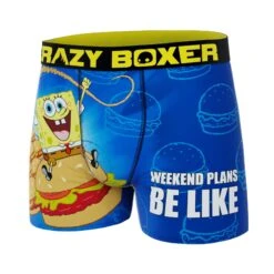 Men's Spongebob Ride Boxer Briefs -Crazy Boxer CBSPB0103RIDE 4