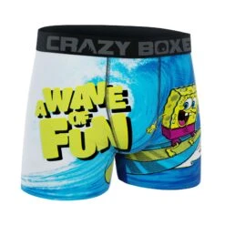 CRAZYBOXER Spongebob Surf Men's Boxer Briefs -Crazy Boxer CBSPB0103SURF 3