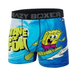 CRAZYBOXER Spongebob Surf Men's Boxer Briefs -Crazy Boxer CBSPB0103SURF 4
