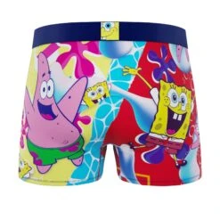 CRAZYBOXER Spongebob Seahorse Crazy Men's Boxer Briefs (2 Pack) 7 CRAZYBOXER Spongebob Seahorse Crazy Men's Boxer Briefs (2 Pack) -Crazy Boxer CBSPB0103X2C3 5