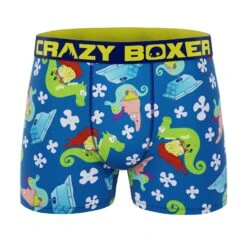 CRAZYBOXER Spongebob Seahorse Crazy Men's Boxer Briefs (2 Pack) 8 CRAZYBOXER Spongebob Seahorse Crazy Men's Boxer Briefs (2 Pack) -Crazy Boxer CBSPB0103X2C3 6