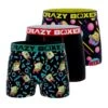 CRAZYBOXERSpongeBob EponMen's Boxer Briefs (Pack 3)