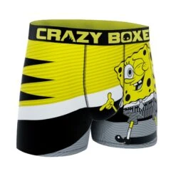 CRAZYBOXER SpongeBob Yellow Men's Boxer Briefs -Crazy Boxer CBSPB0103YELO 3