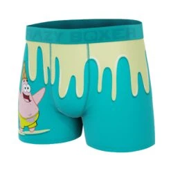 CRAZYBOXER SpongeBob Nice Ice Cream Men's Boxer Briefs (Creative Packaging) -Crazy Boxer CBSPB0104BLUEN 5