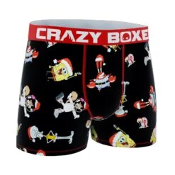 CRAZYBOXER SpongeBob Group Men's Boxer Briefs -Crazy Boxer CBSPB0104GRUP 3