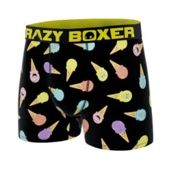 CRAZYBOXER SpongeBob Ice Cream Men's Boxer Briefs 7 CRAZYBOXER SpongeBob Ice Cream Men's Boxer Briefs -Crazy Boxer CBSPB0104ICEC 4