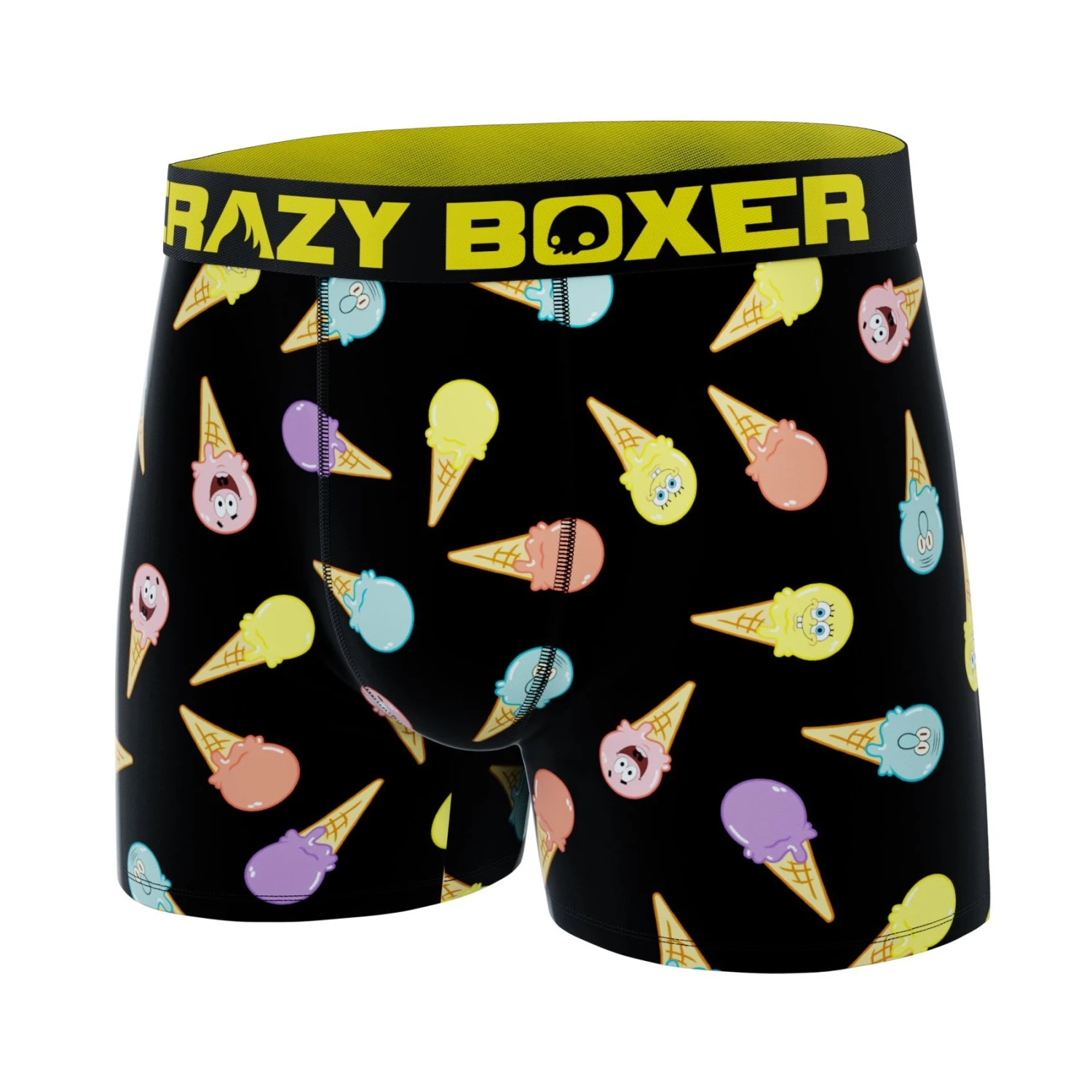 CRAZYBOXER SpongeBob Ice Cream Men's Boxer Briefs 4 CRAZYBOXER SpongeBob Ice Cream Men's Boxer Briefs - Image 4