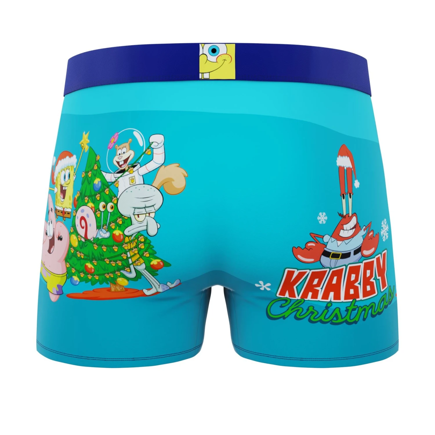CRAZYBOXER SpongeBob Krab Men's Boxer Briefs 2 CRAZYBOXER SpongeBob Krab Men's Boxer Briefs - Image 2