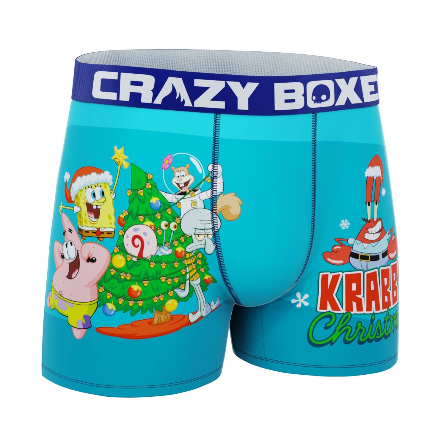 CRAZYBOXER SpongeBob Krab Men's Boxer Briefs 3 CRAZYBOXER SpongeBob Krab Men's Boxer Briefs - Image 3