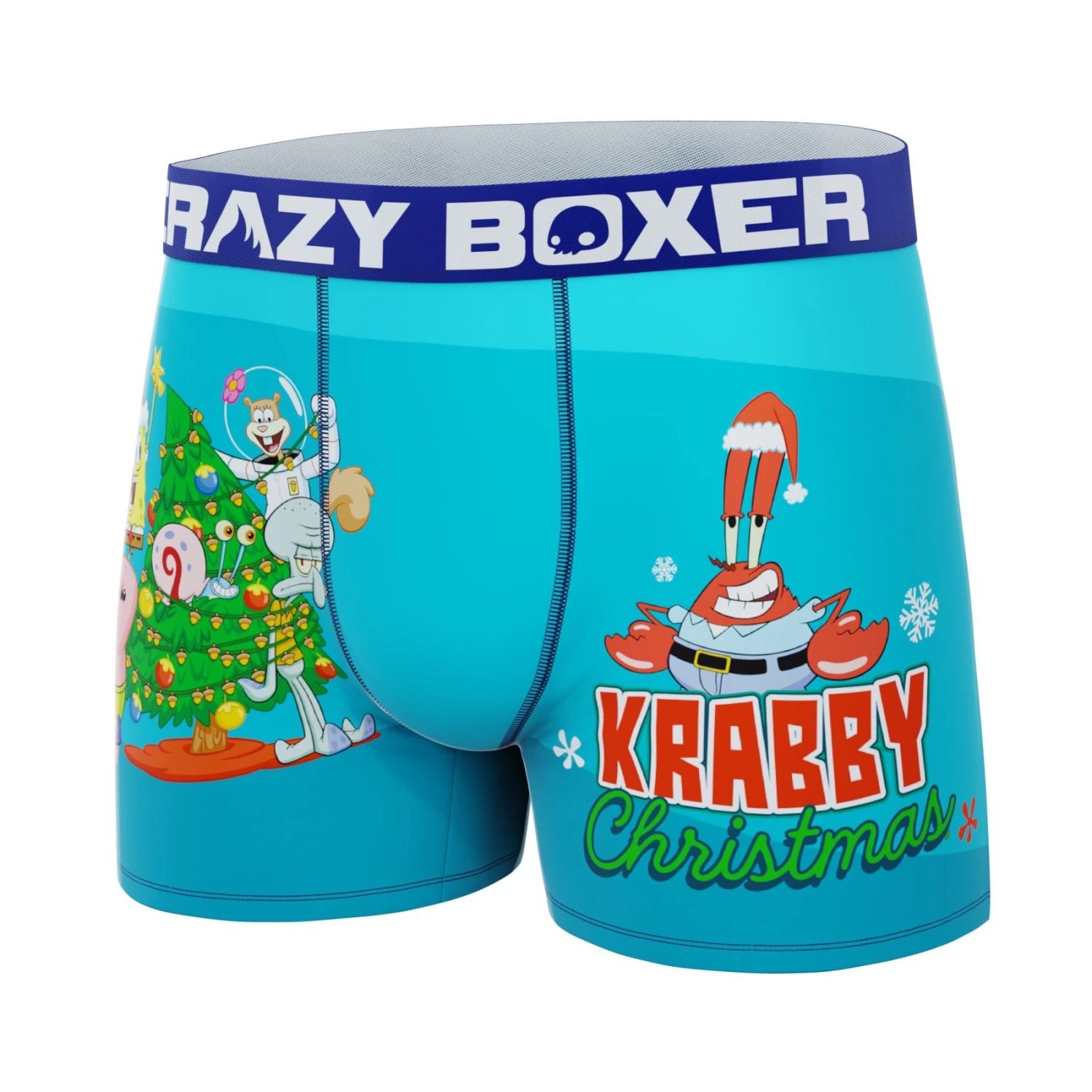 CRAZYBOXER SpongeBob Krab Men's Boxer Briefs 4 CRAZYBOXER SpongeBob Krab Men's Boxer Briefs - Image 4