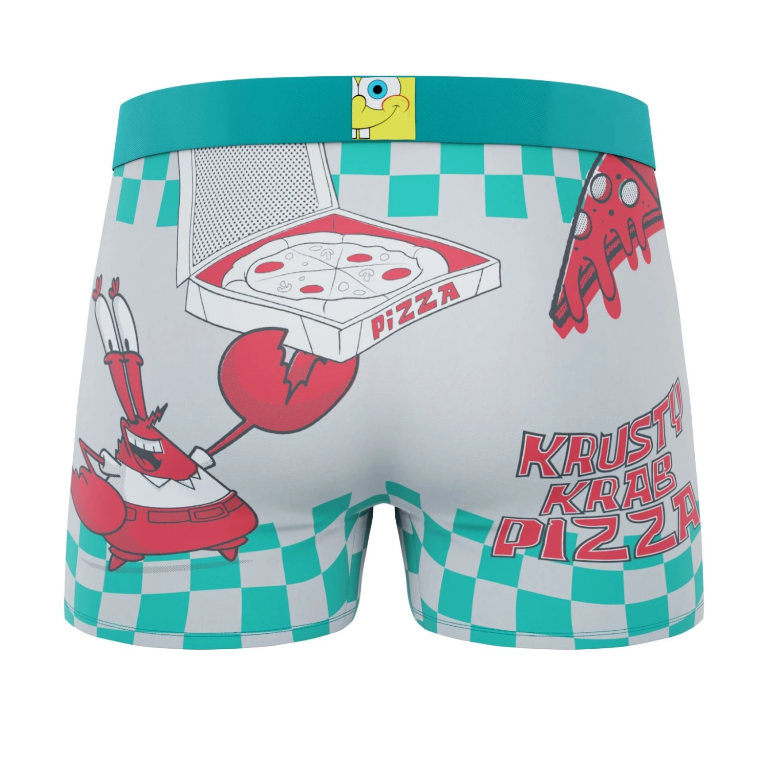 CRAZYBOXER SpongeBob Krusty Krab Pizza Men's Boxer Briefs 2 CRAZYBOXER SpongeBob Krusty Krab Pizza Men's Boxer Briefs - Image 2