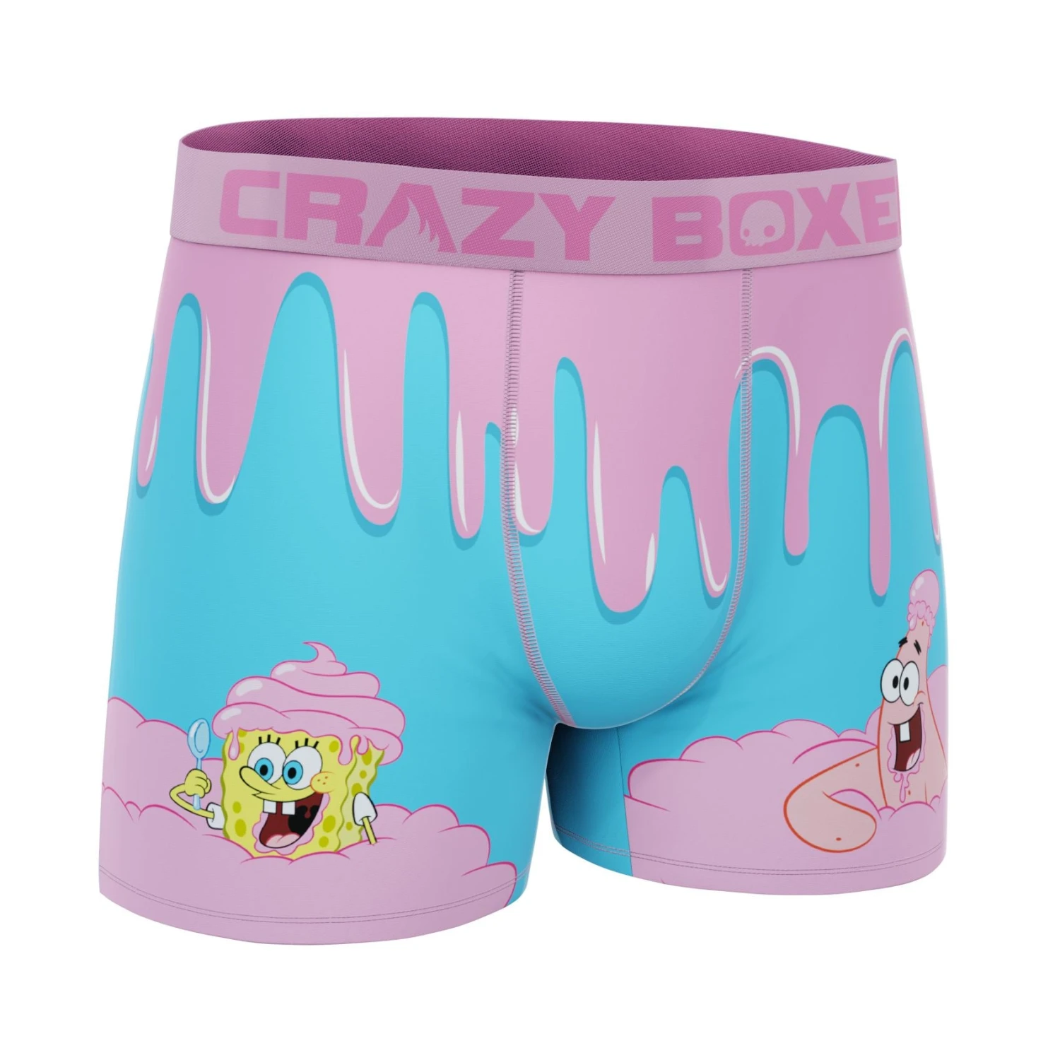 CRAZYBOXER SpongeBob Pinky Ice Cream Men's Boxer Briefs (Creative Packaging) 4 CRAZYBOXER SpongeBob Pinky Ice Cream Men's Boxer Briefs (Creative Packaging) - Image 4