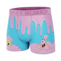 CRAZYBOXER SpongeBob Pinky Ice Cream Men's Boxer Briefs (Creative Packaging) 9 CRAZYBOXER SpongeBob Pinky Ice Cream Men's Boxer Briefs (Creative Packaging) -Crazy Boxer CBSPB0104PINKN 4